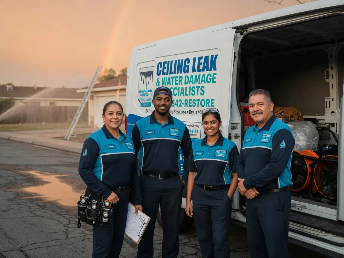 Ceiling Leak Cleanup company in Renville, MN